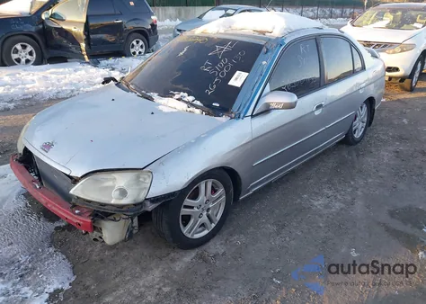 2003 Honda Civic Ex from USA, damaged, VIN 2HGES26763H548604